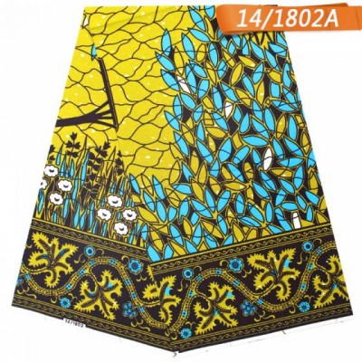 Factory Price High Quality Veritable Block Prints African Wax Prints Fabric 100% Cotton